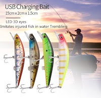 USB Charging Lifelike Fishing Lure
