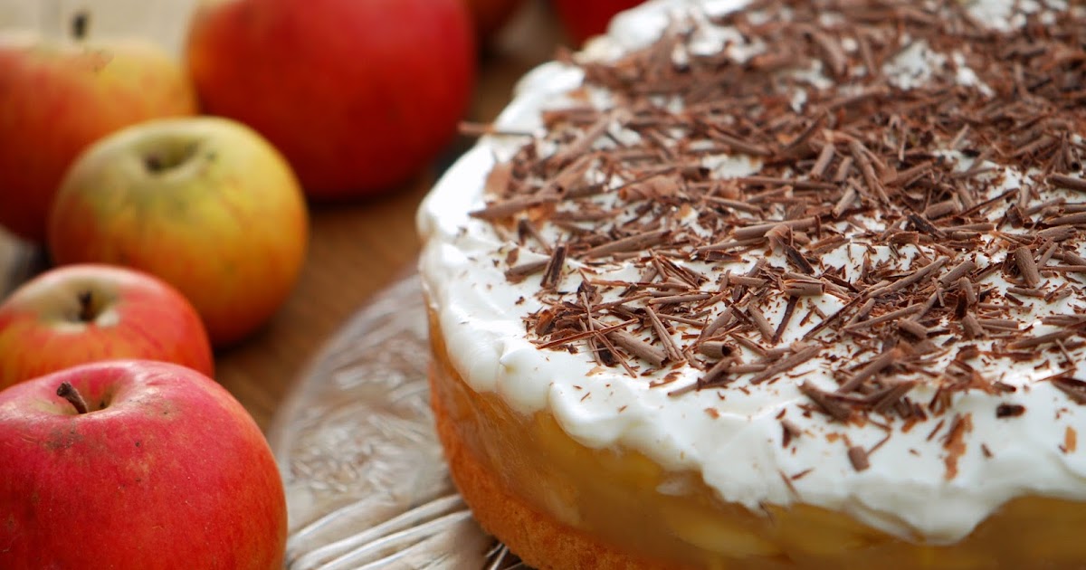 Patces Patisserie: Apfel-Torte mit Quark-Creme &amp; Schokolade