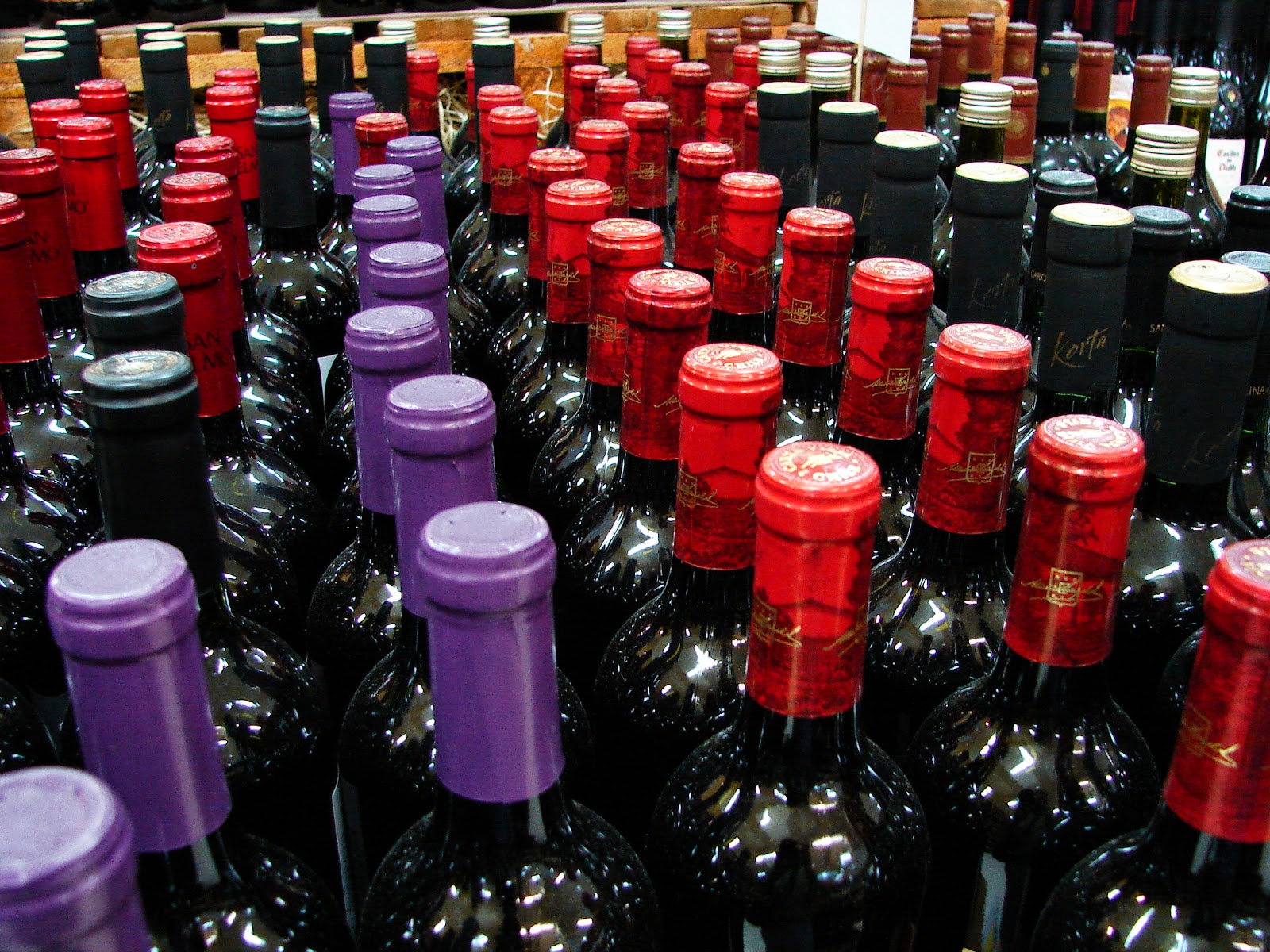 botellas de vino