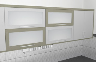 furniture semarang - desain kitchen set minimalis pintu kaca engsel hidrolis 05