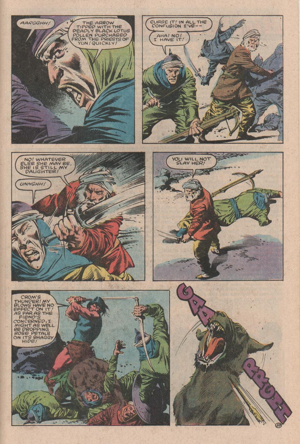 Read online Conan the Barbarian (1970) comic -  Issue #158 - 21