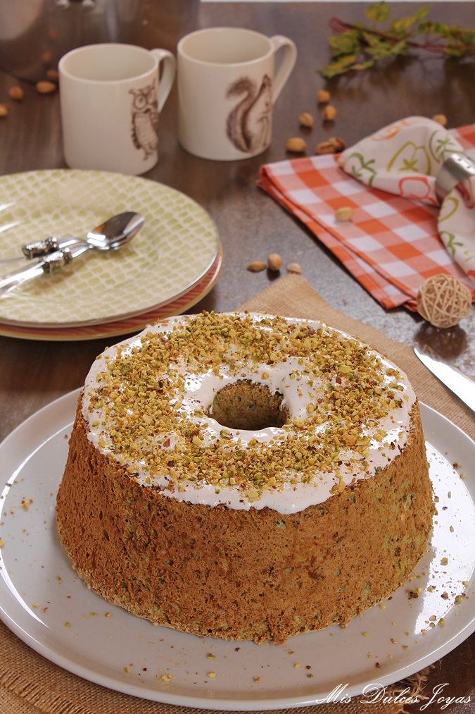 Pistachio Angel Food Cake Mis Dulces Joyas