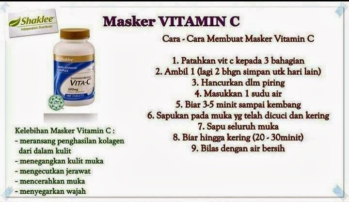 Cara Mudah Buat Masker Vitamin C Sr Shaklee Kelebihan Masker Vitamin C Fatin Nadiah Wellness Shaklee Putrajaya