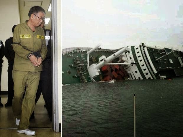 Welcome To Young Money Zone Captain Of The Capsized South Korean Ship Is Jailed 36 Years