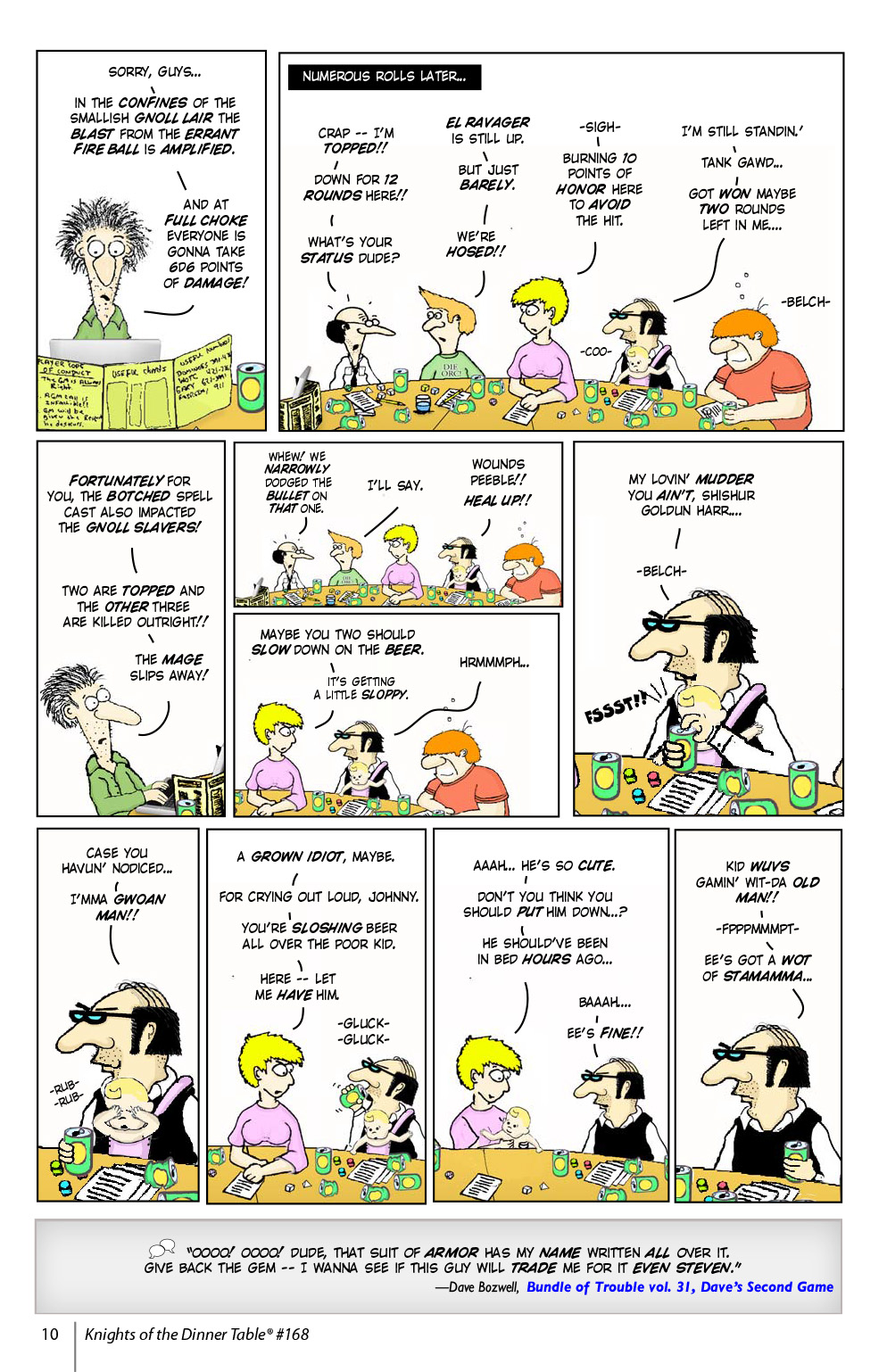 Read online Knights of the Dinner Table comic -  Issue #168 - 12