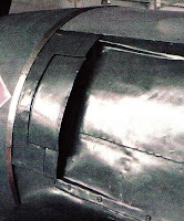 Створка, закрывающая выхлопные патрубки Истребитель Ла 7