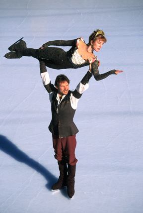 Photograph of World Professional Figure Skating Champions Anita Hartshorn and Frank Sweiding