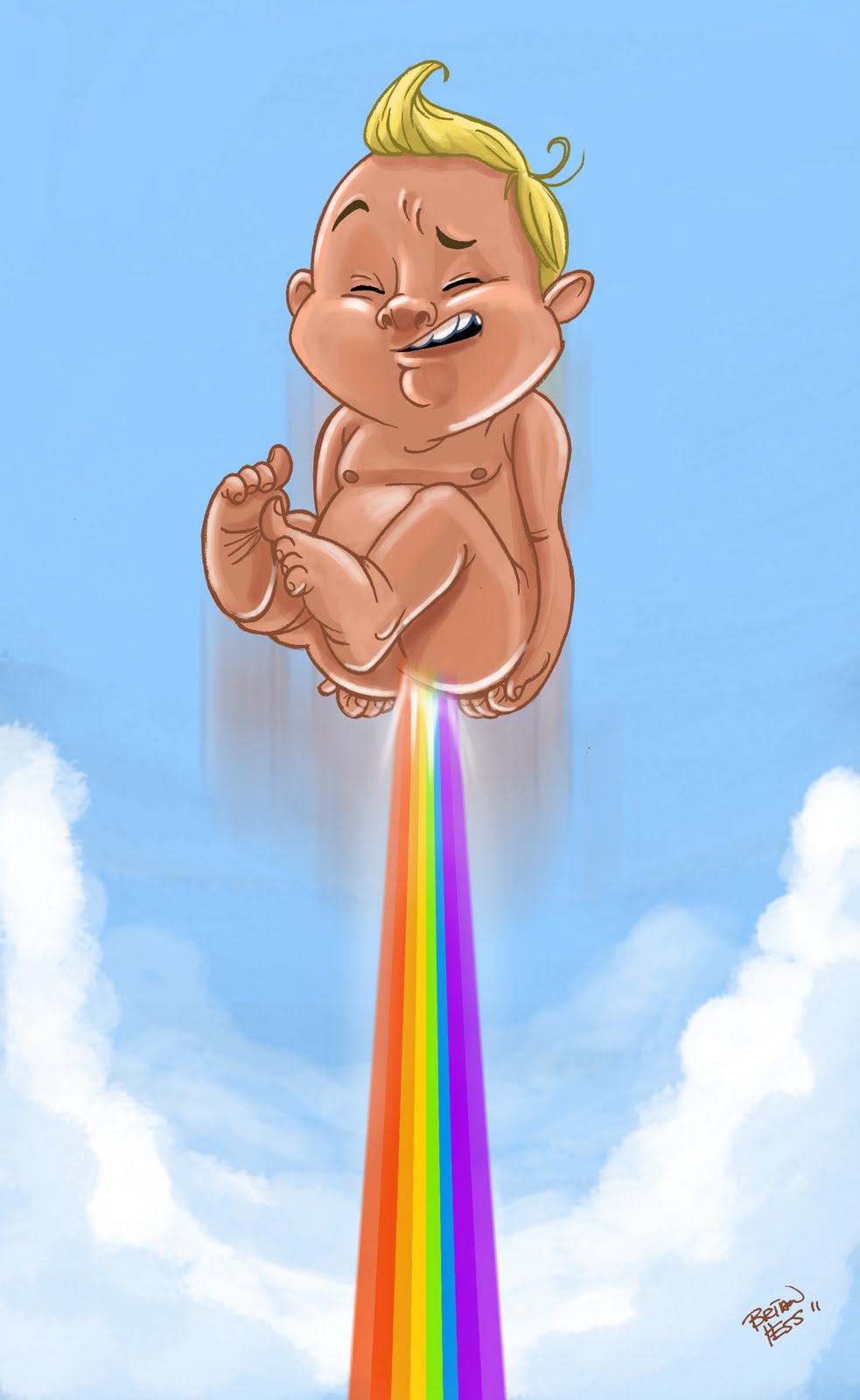 Tiny Art Show Rainbows + Babies