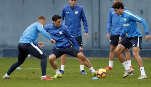 Málaga, entrenamiento con sesión de gimnasio