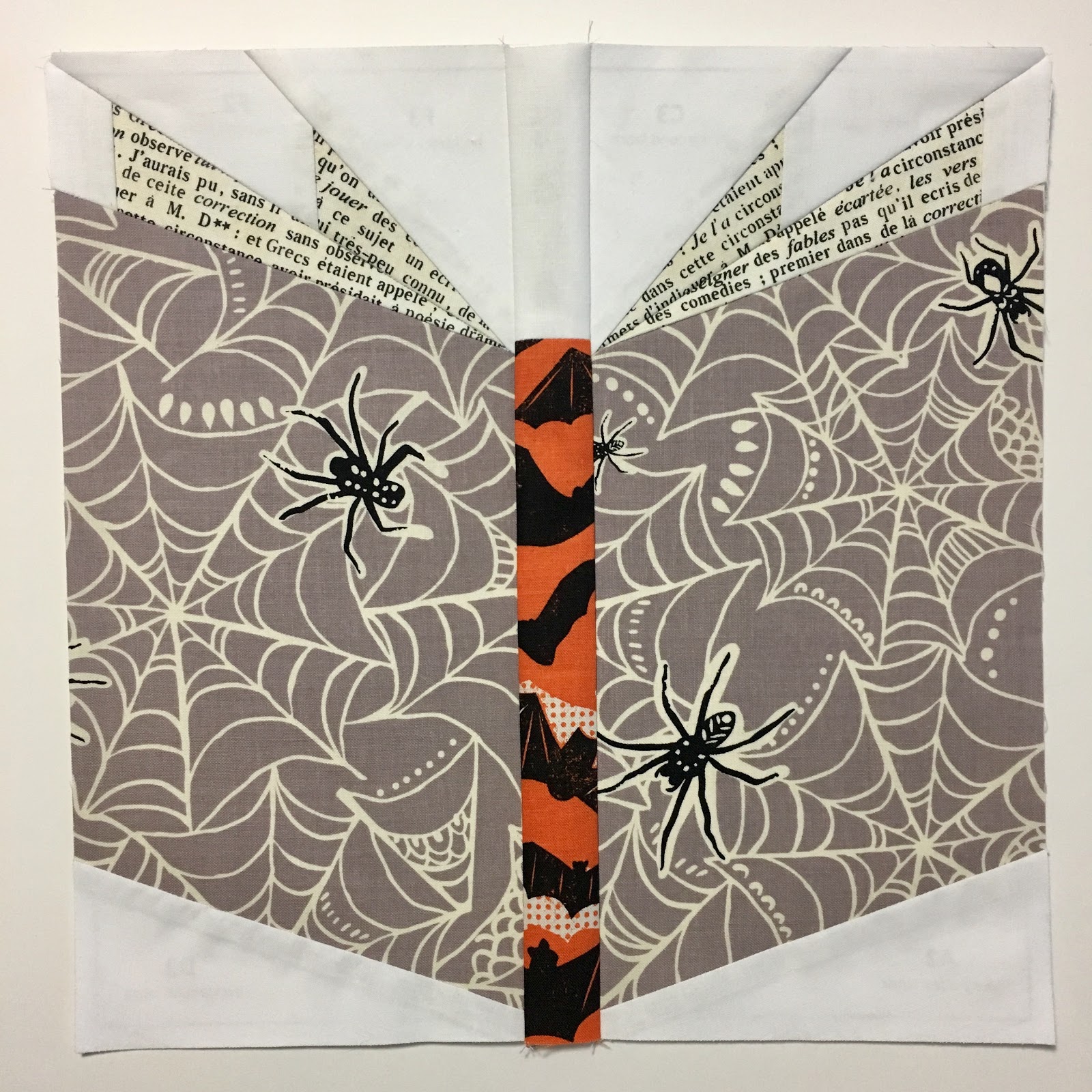 Inspire Me Grey Spooky Book Nerd Quilt