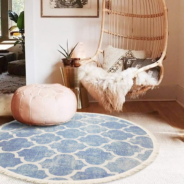 A Round Rug Creates Room Beyond Imagination