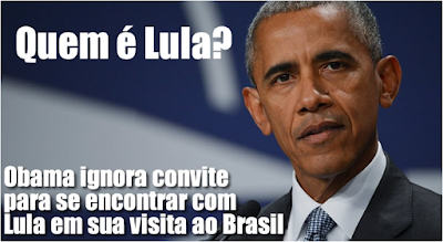 QUEM É LULA? PERGUNTOU OBAMA, MORO EU SEI QUEM É!
