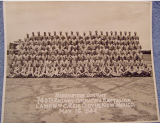 railway operating battalion 1944 headquarters company