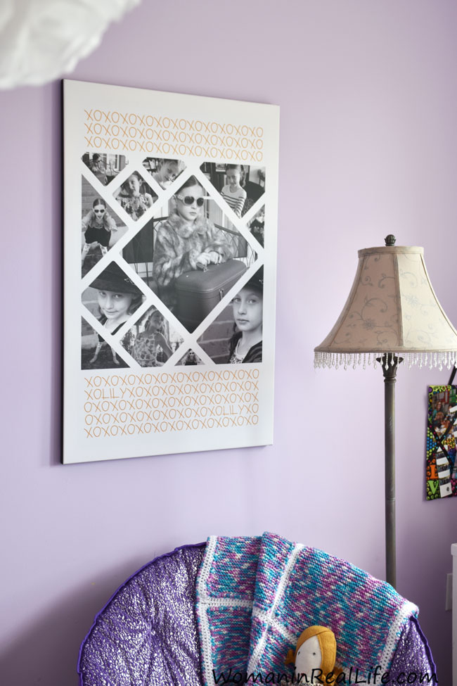 Woman in Real Life DIY Canvas Print Design for My Girl's Bedroom