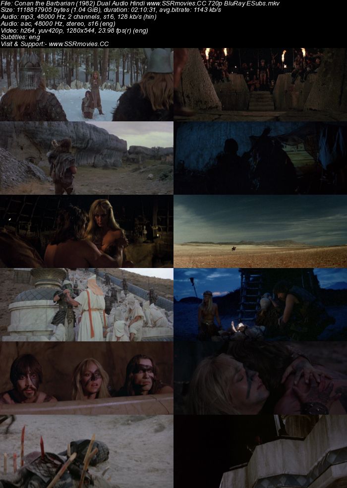 Conan the Barbarian (1982) Dual Audio Hindi 720p BluRay Full Movie Download