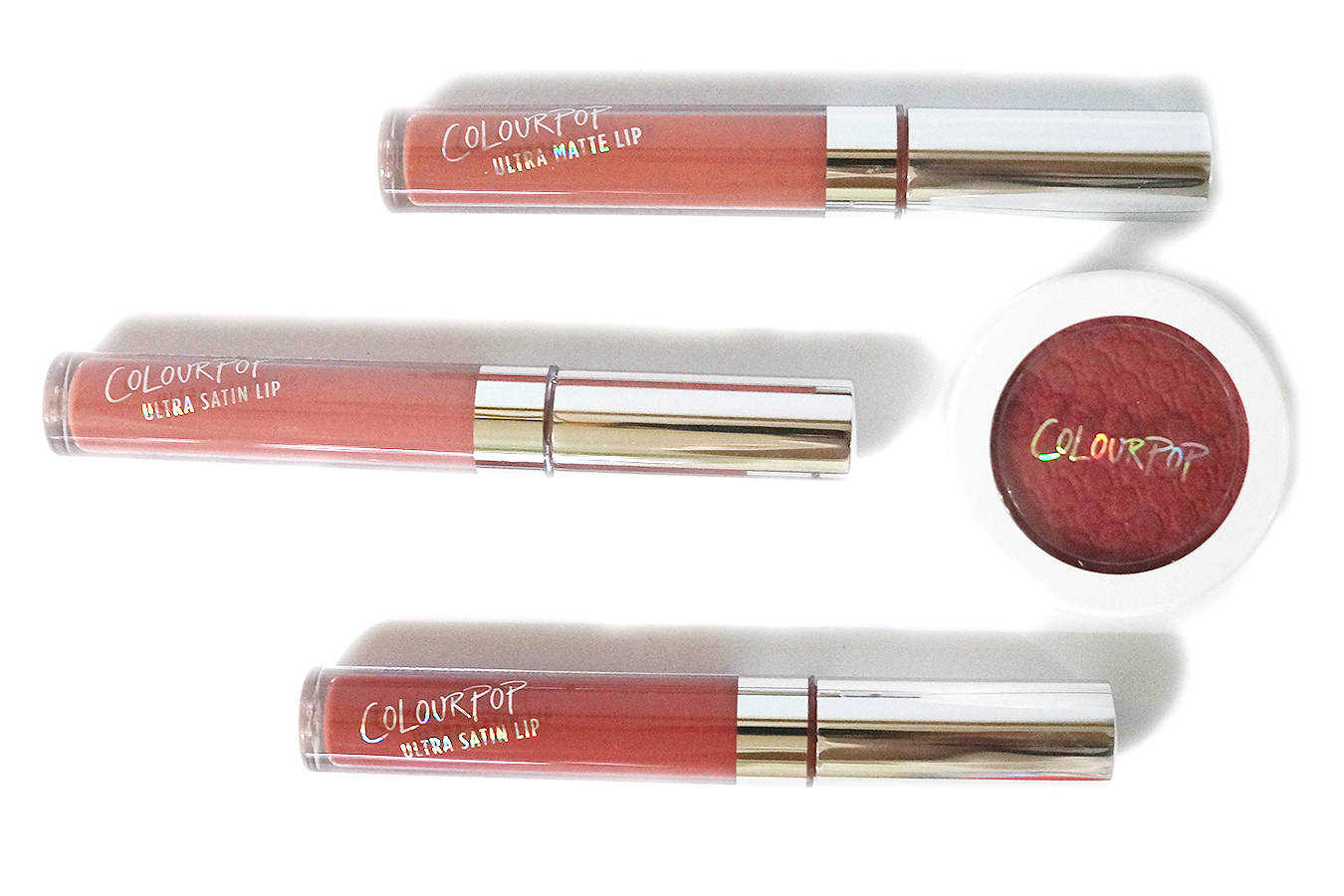 Sneak Peek ColourPop Ultra Matte Lip in Beeper, Ultra Satin Lip in