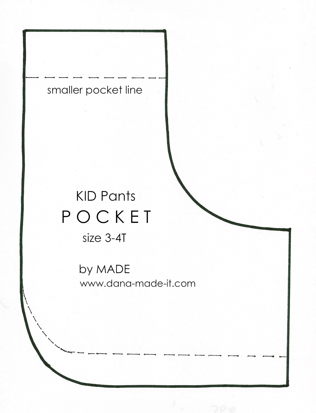 Printable Pocket Template