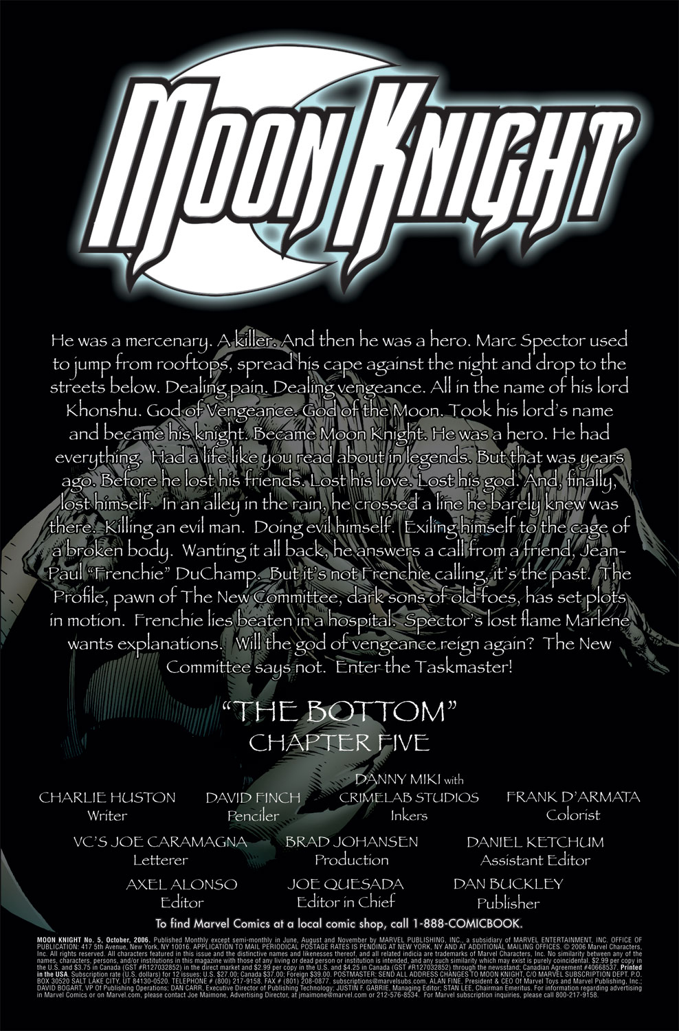 Moon Knight (2006) issue 5 - Page 2