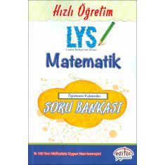Editör LYS Matematik Öğretmenin Kaleminden Soru Bankası (2017) Editör LYS Matematik Öğretmenin Kaleminden Soru Bankası (2017)