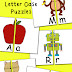 Free Alphabet Letter Case Puzzles