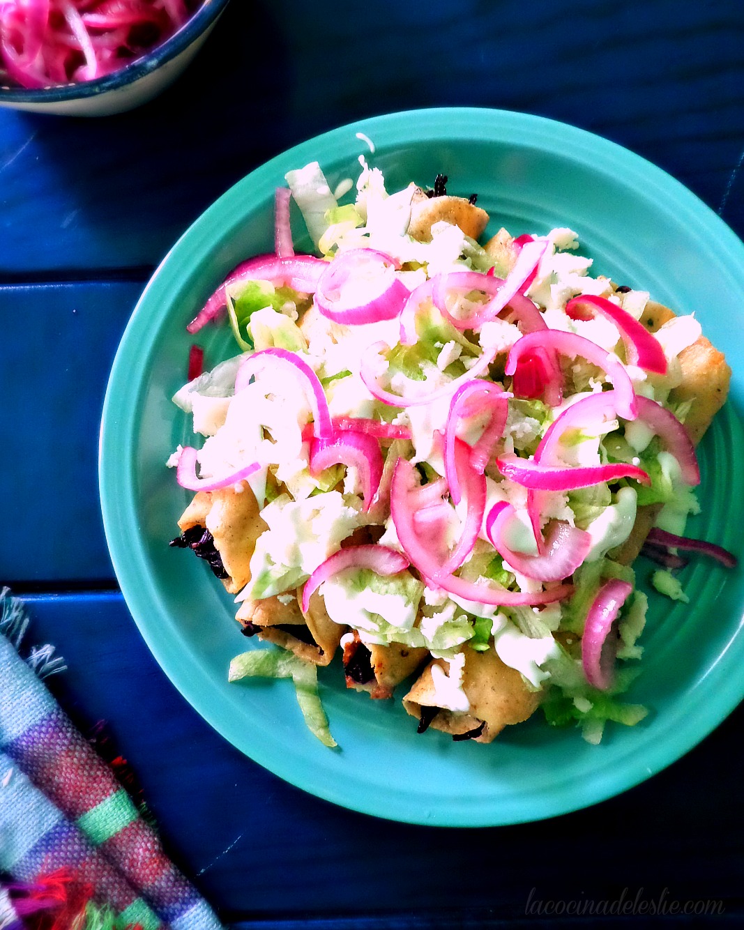 Taquitos de Jamaica (Hibiscus Flower Taquitos) AtoZrecipechallenge