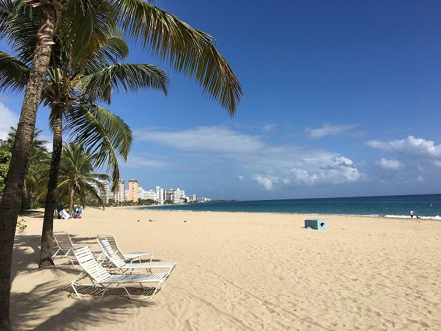A postcard-perfect white sand beach in Puerto Rico A postcard-perfect white sand beach in Puerto Rico