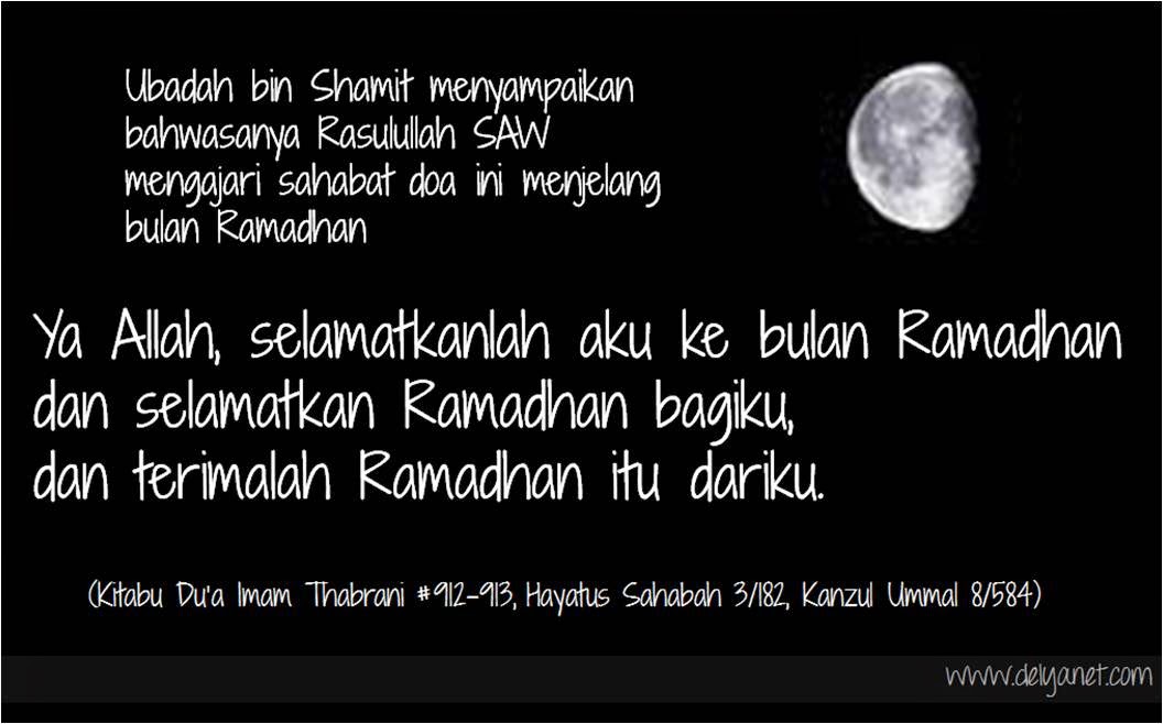 Doa menjelang Ramadhan (www.delyanet.com)