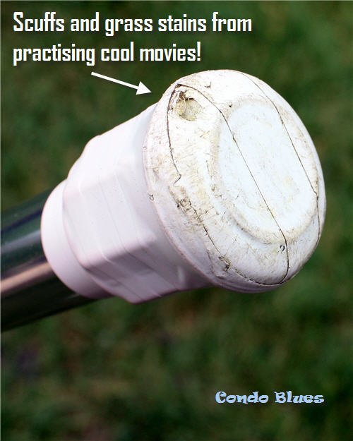 Condo Blues How to Add Weights and Tape to a Color Guard Flag