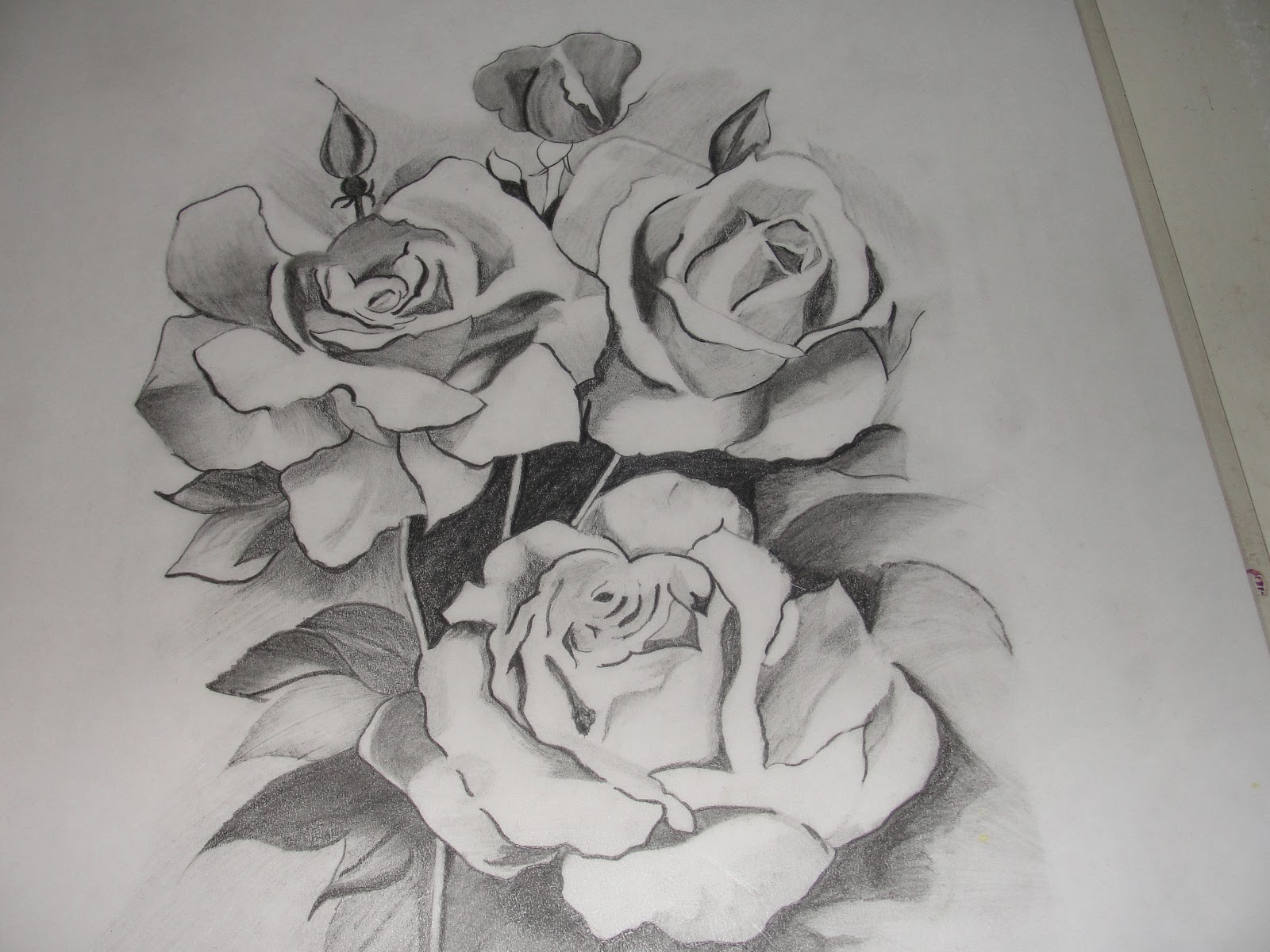 Kani's Crafts Pencil Sketch Flowers