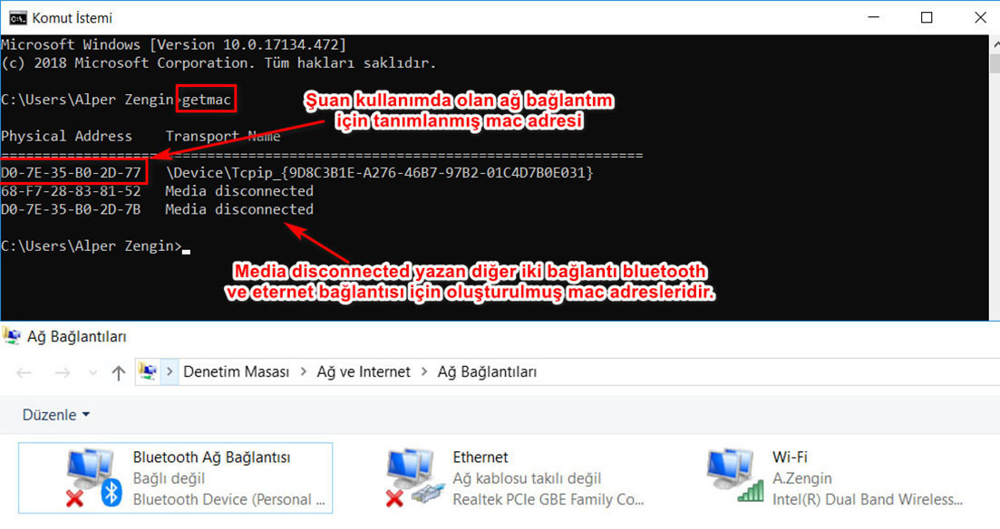 modemden bilgisayara sabit ip adresi