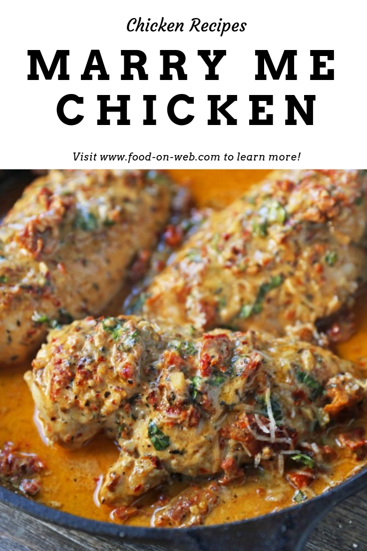 Marry Me Chicken - My Kitchen Recipes