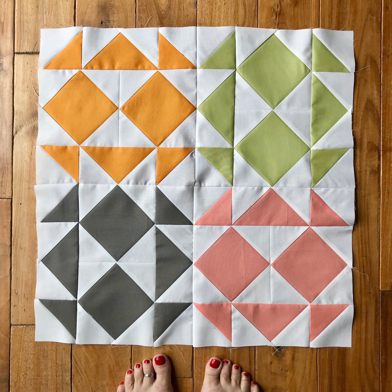Kairle Oaks Virgin River Quilt Co. Clementine Quilt Along Coconut
