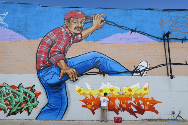 Borderland Jam, graffiti weekend, El Paso, Texas. October 2016.