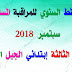 المخطط السنوي للمراقبة المستمرة السنة الثالثة إبتدائي الجيل الثاني المخطط السنوي للمراقبة المستمرة السنة الثالثة إبتدائي الجيل الثاني
