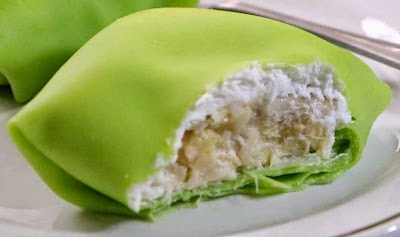 Resep Kue Dadar Gulung isi Vla Durian