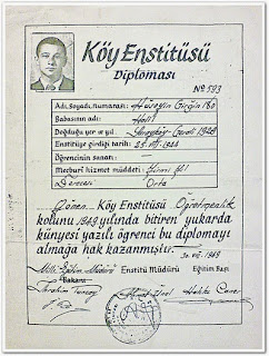 KÖY ENSTİTÜSÜ DİPLOMASI