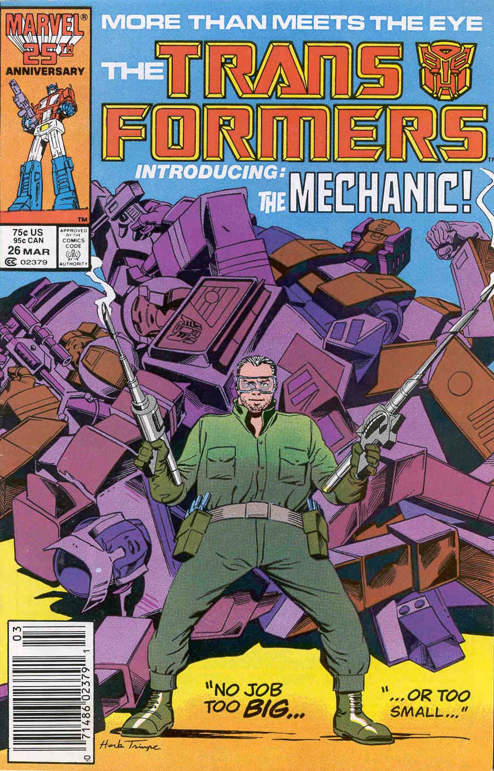 Read online The Transformers (1984) comic -  Issue #26 - 1