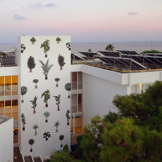 "Vertical Garden" New Mural By Spanish Street Artist Escif in Mallorca, Spain.