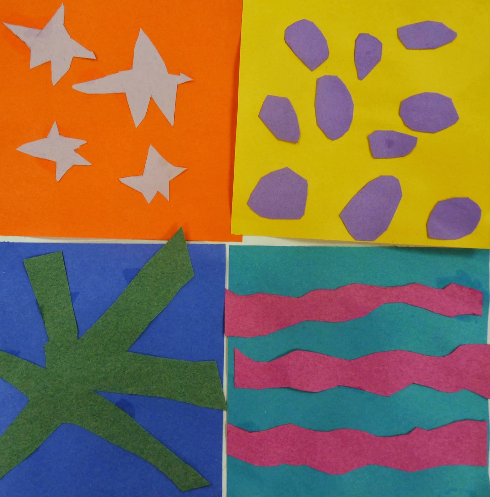 Art. Paper. Scissors. Glue! Pattern Collage