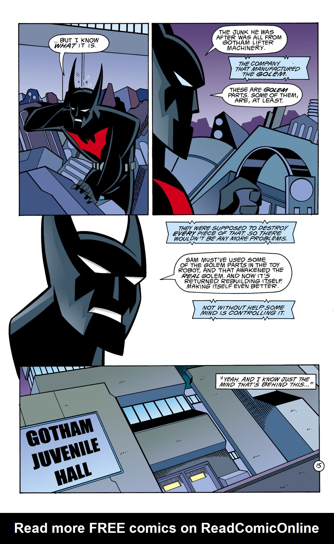 Read online Batman Beyond [II] comic -  Issue #10 - 16