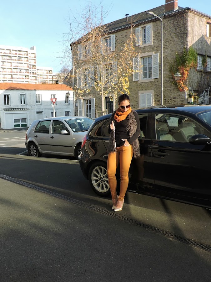 ideas para combinar un pantalón mostaza