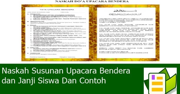 Teks Janji Siswa Sd Upacara Bendera Berbagi Teks Penting