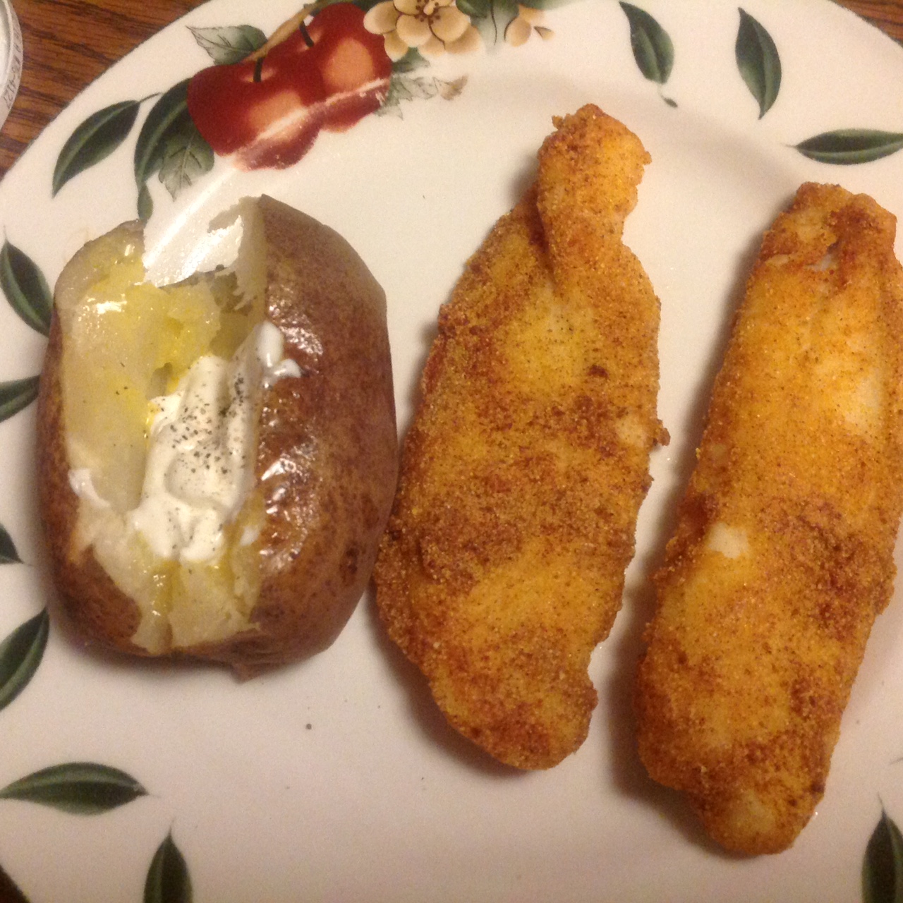 Tupper's Taste Kitchen Southwestern Fried Perch