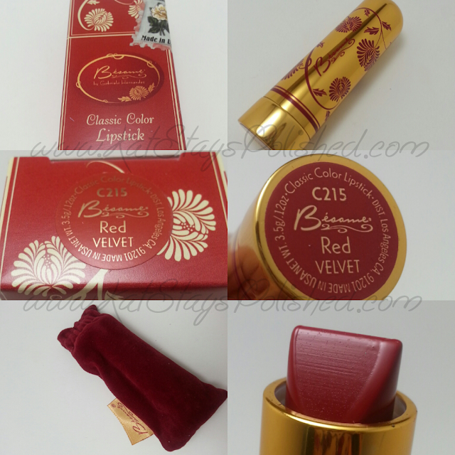 Besame Cosmetics - Classic Lip Color - Red Velvet