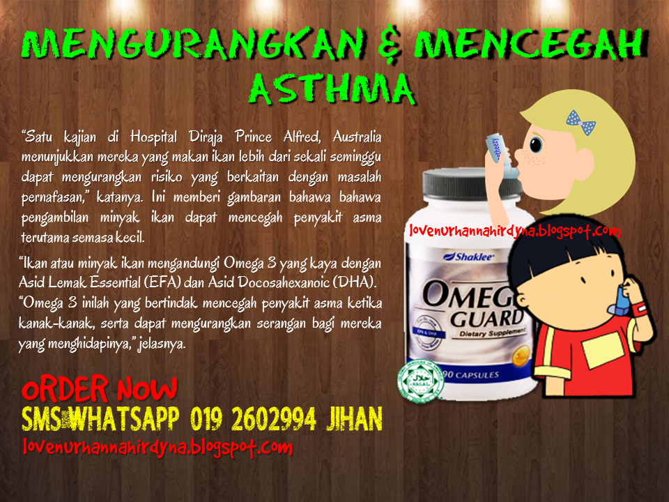 Apa Kaitan Omega Guard dan ASTHMA? Tips merawat asthma 