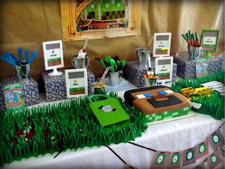 Fiestas Infantiles Decoradas con Minecraft