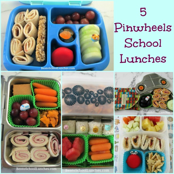 5 Pinwheels School Lunches