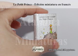 El Principito libro miniatura - minibook Le Petit Prince