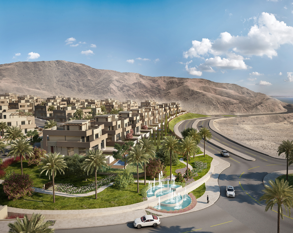 Luxury houses, villas and hotels Marsa Zayed Aqaba, Jordan / project