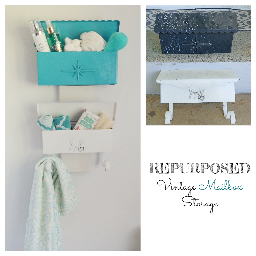 Repurposed Vintage Mailbox Storage Little Vintage Cottage